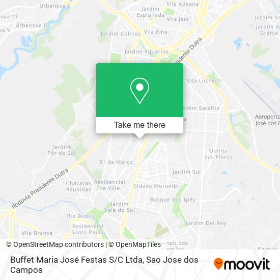 Buffet Maria José Festas S / C Ltda map