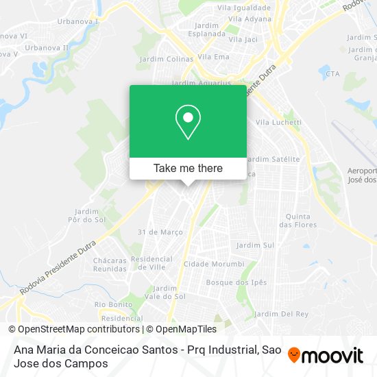 Ana Maria da Conceicao Santos - Prq Industrial map