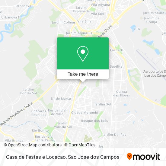 Casa de Festas e Locacao map