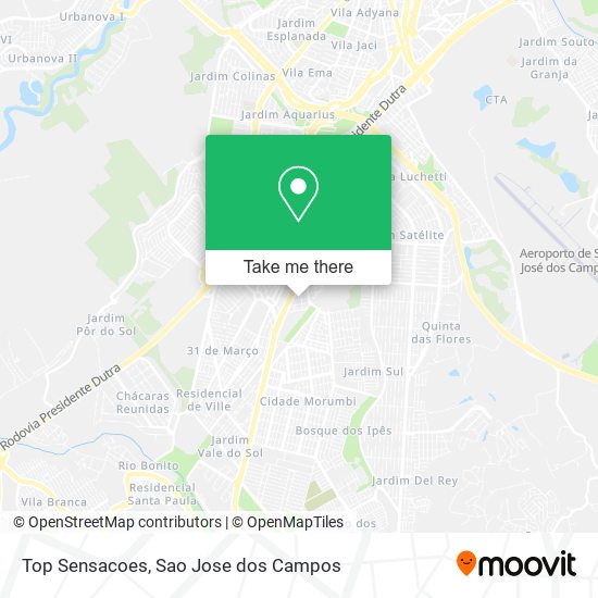 Top Sensacoes map