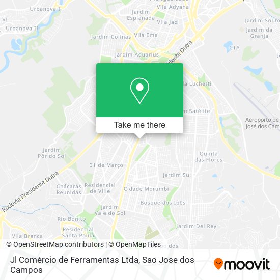Mapa Jl Comércio de Ferramentas Ltda