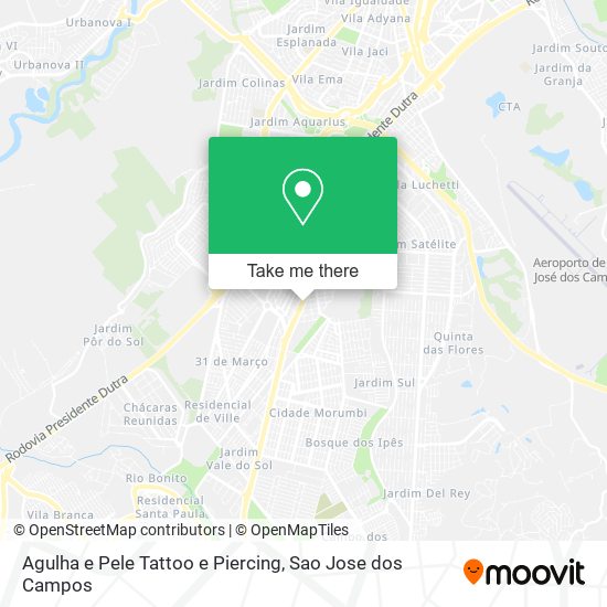 Agulha e Pele Tattoo e Piercing map