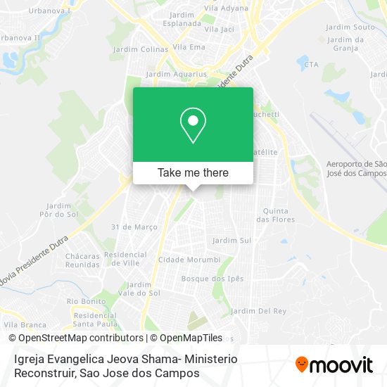 Igreja Evangelica Jeova Shama- Ministerio Reconstruir map