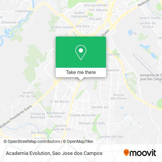 Mapa Academia Evolution