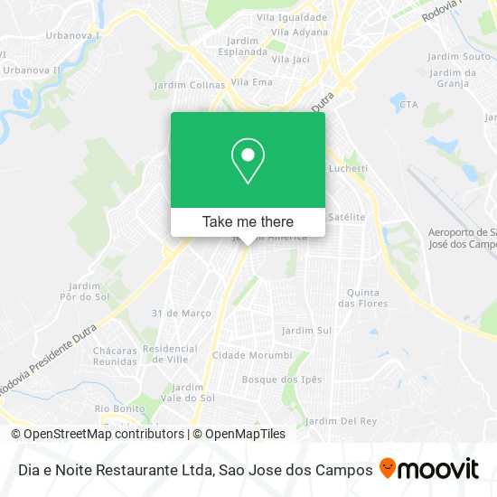 Dia e Noite Restaurante Ltda map