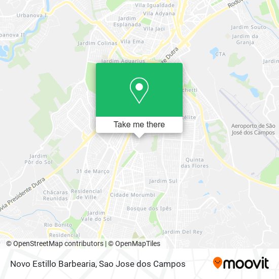 Novo Estillo Barbearia map