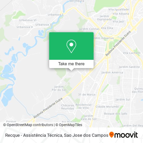 Recque - Assistência Técnica map