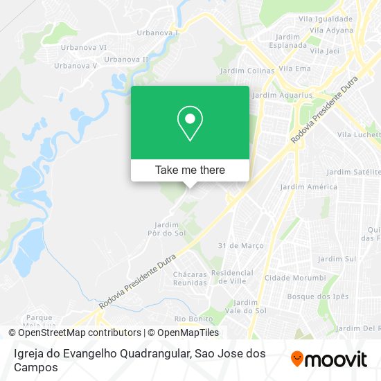 Igreja do Evangelho Quadrangular map