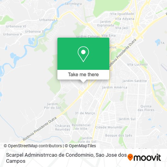 Mapa Scarpel Administrrcao de Condomínio