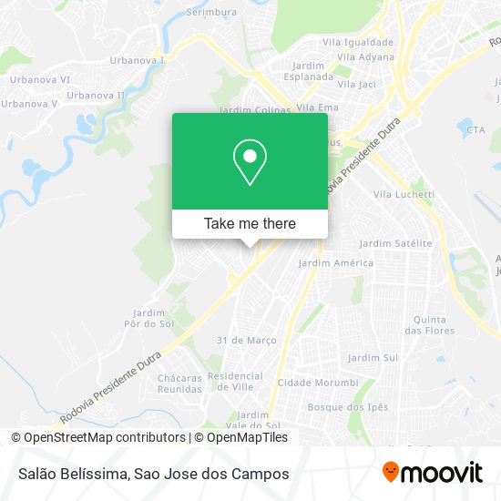 Salão Belíssima map