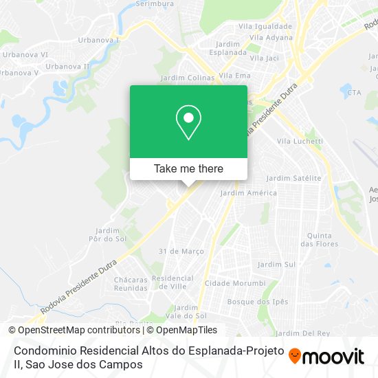 Condominio Residencial Altos do Esplanada-Projeto II map