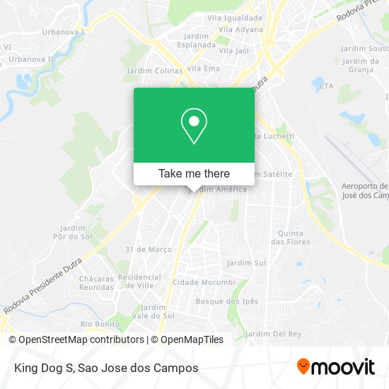 King Dog S map