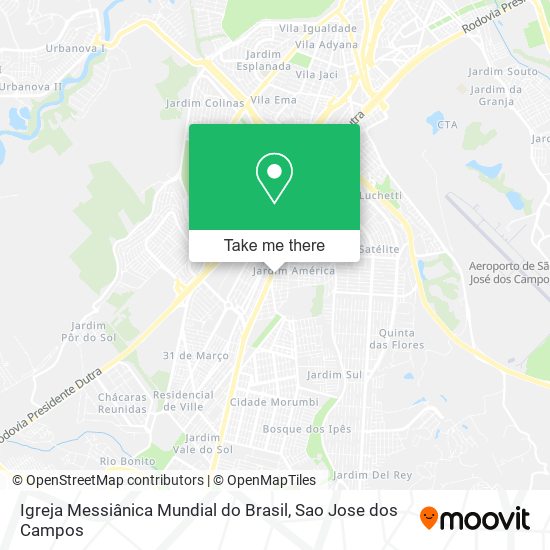 Igreja Messiânica Mundial do Brasil map