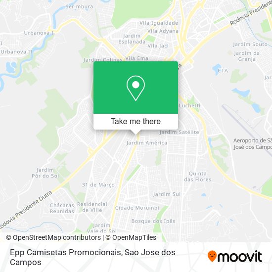 Epp Camisetas Promocionais map