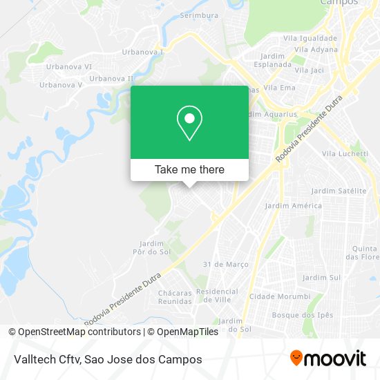 Mapa Valltech Cftv