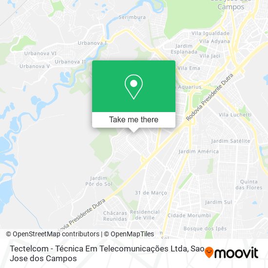 Tectelcom - Técnica Em Telecomunicações Ltda map