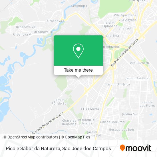 Picolé Sabor da Natureza map