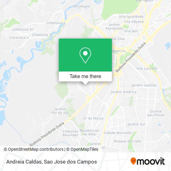 Andreia Caldas map