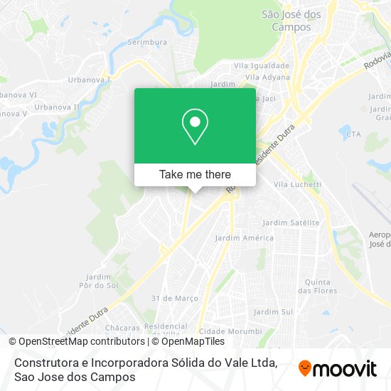 Construtora e Incorporadora Sólida do Vale Ltda map