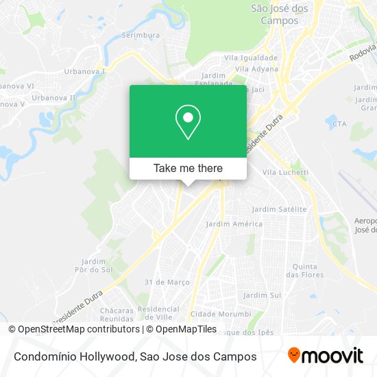 Condomínio Hollywood map