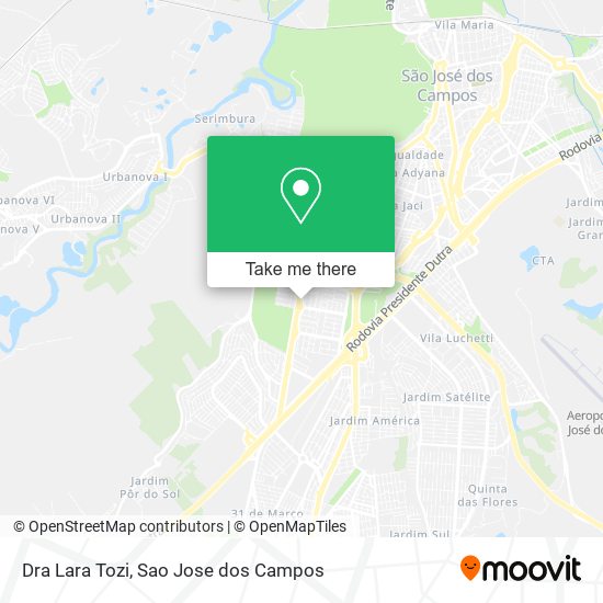 Dra Lara Tozi map