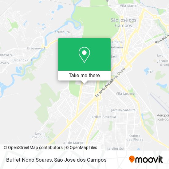 Buffet Nono Soares map