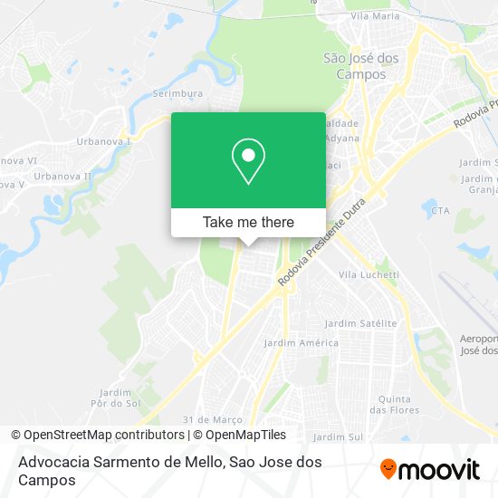 Advocacia Sarmento de Mello map