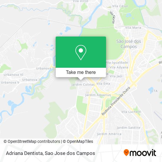 Adriana Dentista map