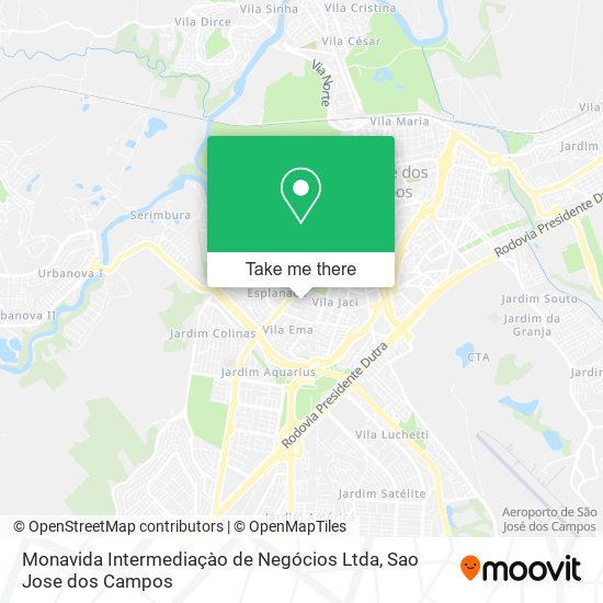 Monavida Intermediaçào de Negócios Ltda map