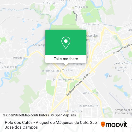 Polo dos Cafés - Aluguel de Máquinas de Café map