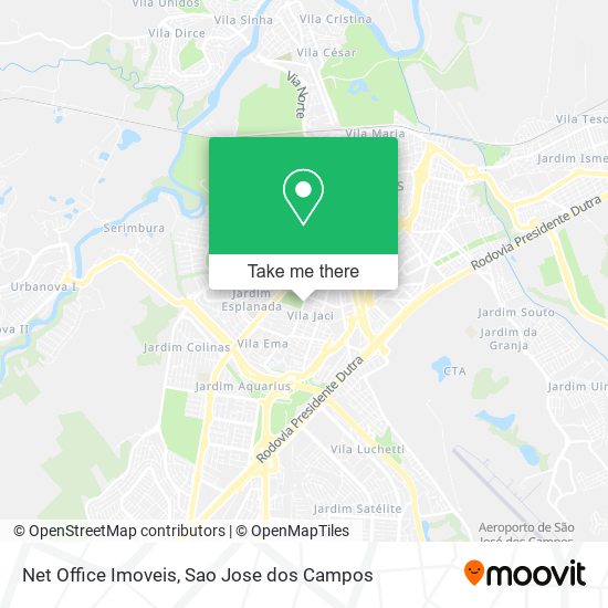 Net Office Imoveis map