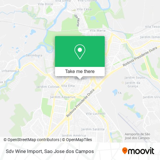 Sdv Wine Import map