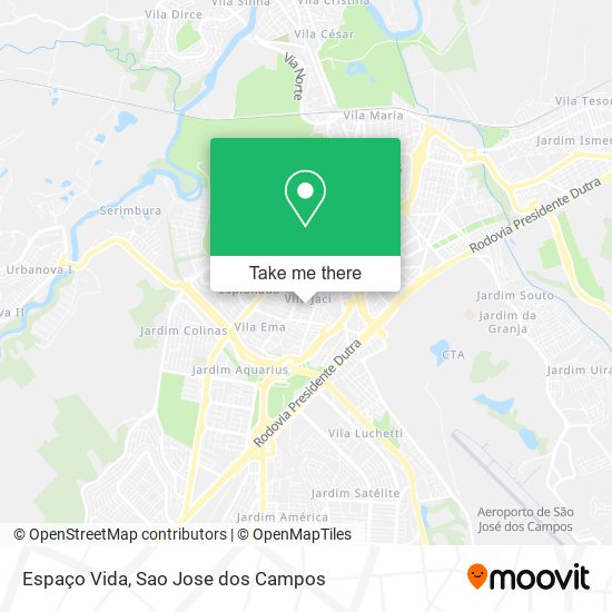 Espaço Vida map