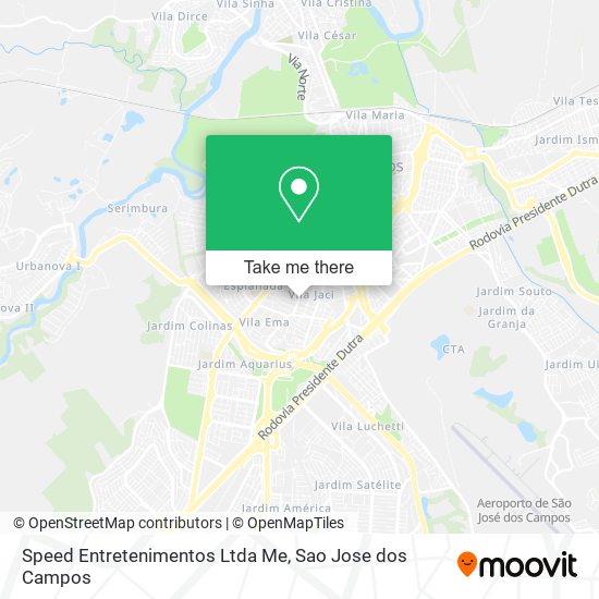 Speed Entretenimentos Ltda Me map