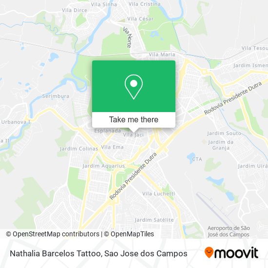 Nathalia Barcelos Tattoo map