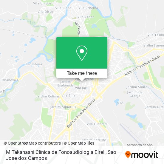 M Takahashi Clínica de Fonoaudiologia Eireli map