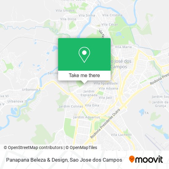 Panapana Beleza & Design map