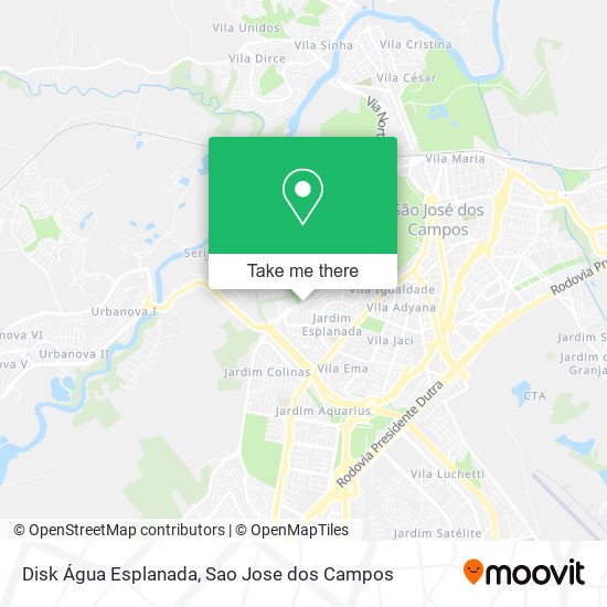 Disk Água Esplanada map