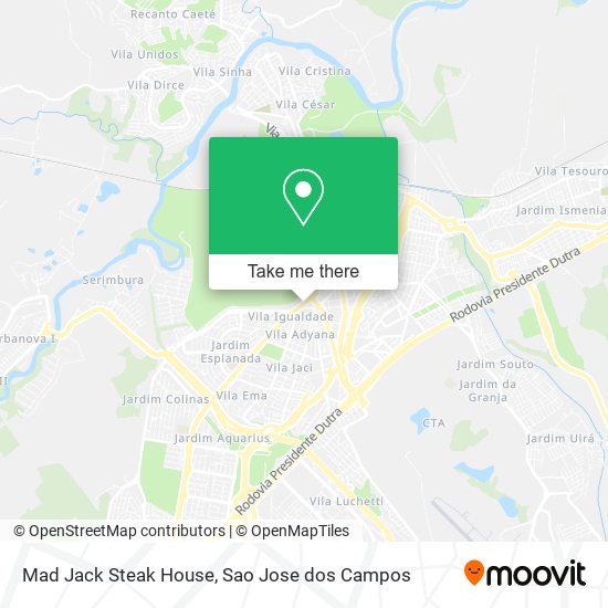 Mad Jack Steak House map