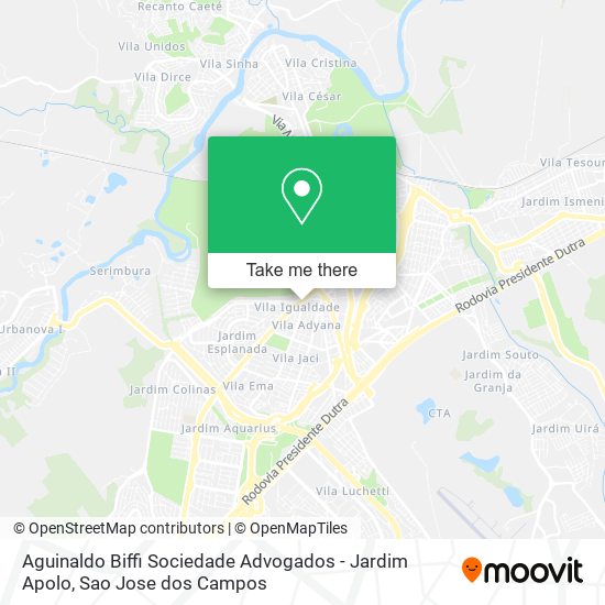 Aguinaldo Biffi Sociedade Advogados - Jardim Apolo map