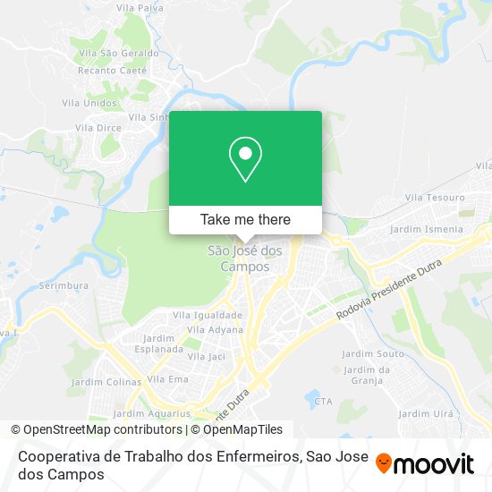 Cooperativa de Trabalho dos Enfermeiros map