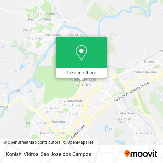 Konishi Vidros map