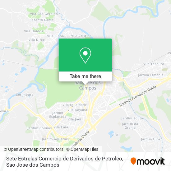 Sete Estrelas Comercio de Derivados de Petroleo map