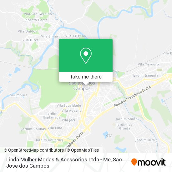 Linda Mulher Modas & Acessorios Ltda - Me map