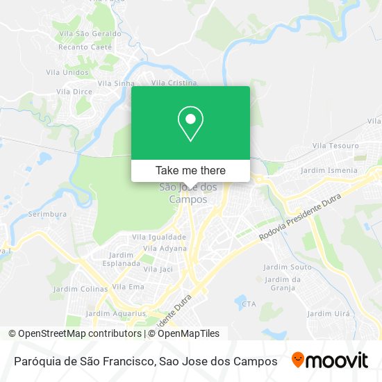 Paróquia de São Francisco map