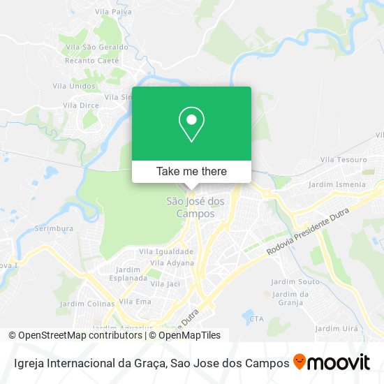 Mapa Igreja Internacional da Graça