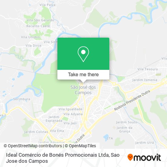 Ideal Comércio de Bonés Promocionais Ltda map