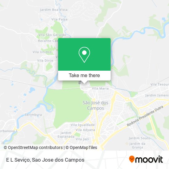 E L Seviço map