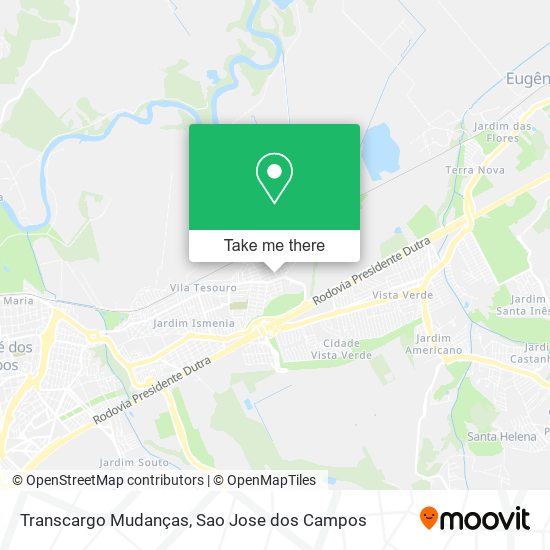 Mapa Transcargo Mudanças