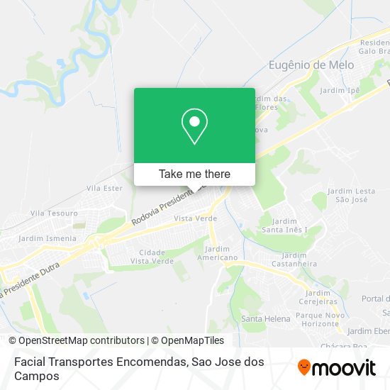 Mapa Facial Transportes Encomendas